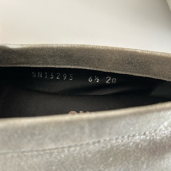 Salvatore Ferragamo | silver suede loafers - Picture 11 of 11